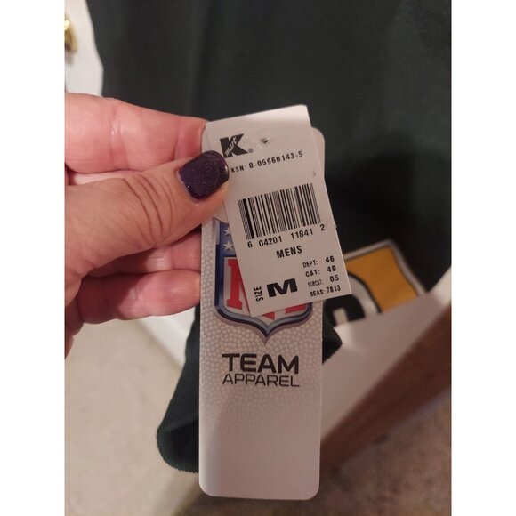 GREEN BAY PACKERS NFL TEAM APPAREL LONG SLEEVE COTTON LONG SHIRT MENS M NWT - Picture 6 of 11